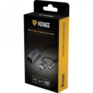 Yenkee YTC 013 USB-C/A Ethernet adapter